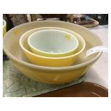 (3) Vtg. Pyrex Nesting Bowls