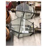 (2) Contemporary Outdoor Lamp Posts