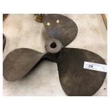 Heavy Brass 3-Blade Prop