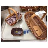 (3) Longaberger Baskets
