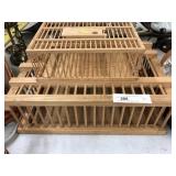 2 Contemporary Chicken Crates