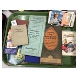 Ephemera- Road Maps, Savings Book, Postcards,