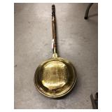 Vtg. Brass Bed Warmer