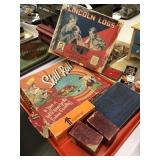 Skill- Roll Vintage Game & Lincoln Logs in Box,