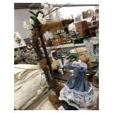 Byers Choice Lady on Swing