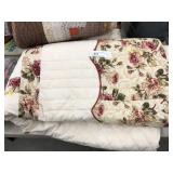Large Floral Rose Quilt Comforter