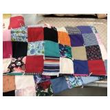 Quilted & Knotted Block Small Quilt
