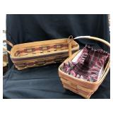 (2) Longaberger Baskets