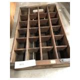 Vtg. Wooden Beverage Crate