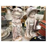 (2) Bisque Figurines