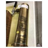 Vtg. Brass Tap Dispenser