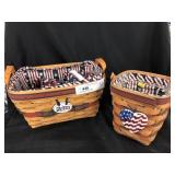(2) Longaberger Baskets