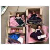 (4) Madame Alexander Dolls