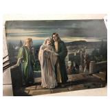 Print on Tin of Religious Scene