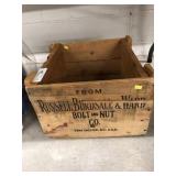 Advertising Wooden Crate