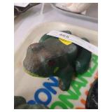 Cast Iron Frog Painted Doorstop