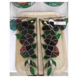 (2) Stained Glass Sun Catchers