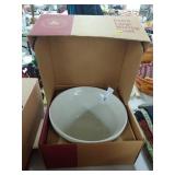 Large Longaberger Pottery Mixing Bowl