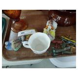 Alabaster Bureau Box, Royal Doulton Mug,