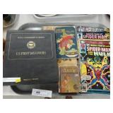 Comic Books, Vtg. Books, First Day Cover Book