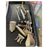 Pocket Knives, Folding Shoe Horn, etc.