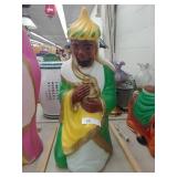 Vtg. Blow Mold Wise Man