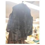 (2) Fur Shawl/ Vest