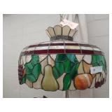 Vtg. Slag Glass Fruit Light