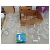 Clear Glassware- Serving Dishes, Decanters, etc.