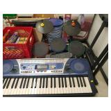 Electric Guitar, Piano & Drum Set, Dolls, Figurine