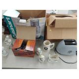 VHS Workout Tapes, Toaster, Lamps, Shark