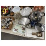 Flatware, Bowl of Fruit, Pie Plates, Casserole