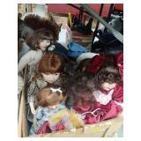 Box of Collector Dolls