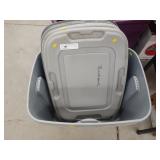 (4) Plastic Totes