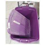 Large Plastic Tote w/ Lid