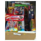 Box of Games- Uno, Candyland, etc.