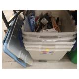 Plastic Totes & Ext. Cords
