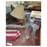 Table Lamps, Mr. Heater, etc.