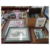 Decorative Mirrors, Prints, Books, etc.