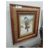 Victorian Print of Girl