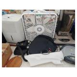 Vacuum, Box Fan, Dehumidifier, Books, etc.