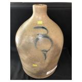 Stoneware Jug With Blue Decorated 