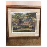 Print of Horse Drawn Carriage and Buggies, 81/60.