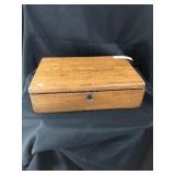 Vtg. Oak Lap Desk with Original Felt