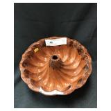Redware Glazed Turks Mold
