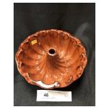 Redware Glazed Turks Mold