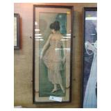 Victorian Broadside Print of Lady