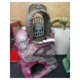 Vintage Plastic Toy Castle With Snake