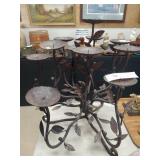 Contemporary Metal Tin Candle Holder