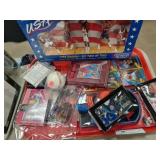 Grouping of Baseball and Basketball Memorabilia